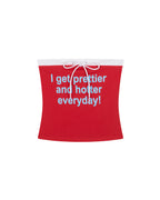 BABIE CLUB WEAR Tube Top Red