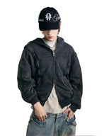 HADES Contrast Script Hoodie Jacket
