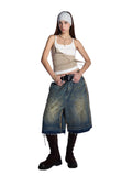 HADES Groovy Wash Jean Shorts