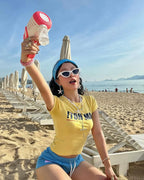 BABIE CLUB WEAR Babie Tee "I am Hot"