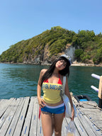 BABIE CLUB WEAR Tube Top Yellow