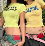 [黑色白色現貨可售！✨] INSANE Culture Baby Tee