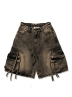 HADES Bermude Wash Jean Shorts