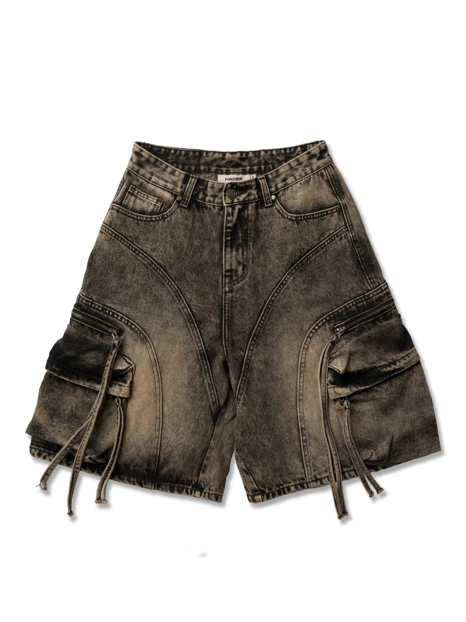 HADES Bermude Wash Jean Shorts