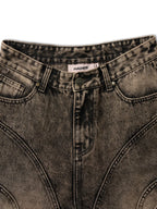 HADES Bermude Wash Jean Shorts