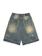 HADES Groovy Wash Jean Shorts