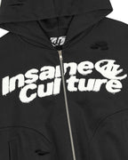 Insane® Static Noise Hoodie Zip
