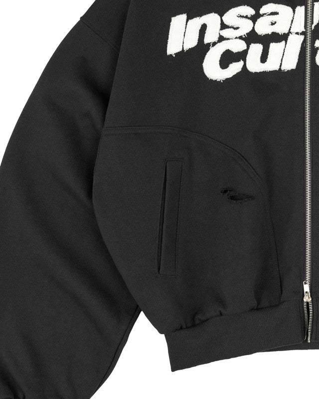 Insane® Static Noise Hoodie Zip