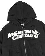 Insane® Static Noise Hoodie Zip