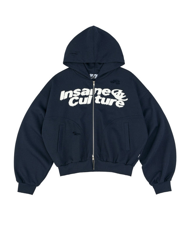 Insane® Static Noise Hoodie Zip