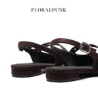 [ 麂皮材質款✨ ] FLORALPUNK Suede Mary Pointy (2 colours)