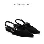 [ 麂皮材質款✨ ] FLORALPUNK Suede Mary Pointy (2 colours)