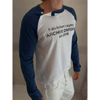 FABRICLISM Unisex Raglan Button-Detail T-Shirt